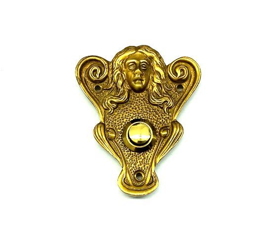 Campanello liberty viso  - 80x65mm  (art-300/58)