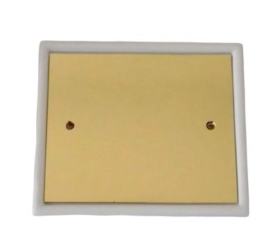 Placca porta numero in porcellana bianca- 120x100mm  (art-104)