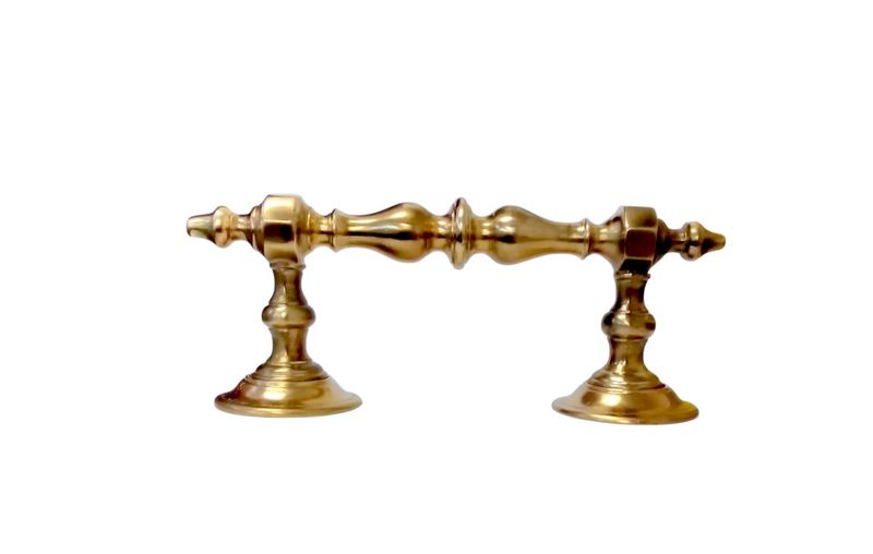 Maniglione tornito interasse fori 120mm ingombro massimo 172x52 mm(art-975)