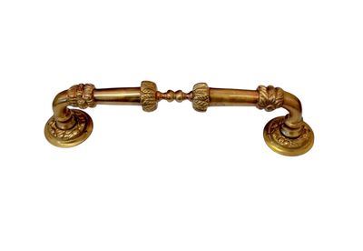 Maniglione tornito interasse fori 180mm ingombro massimo 215x40 mm(art-980)