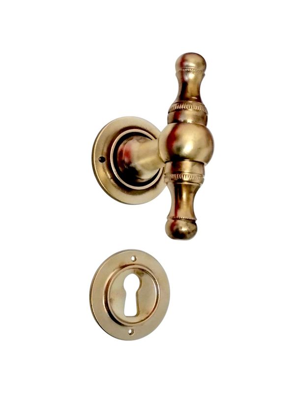 Pomo  da porta tornito quadro 6   (art-969)