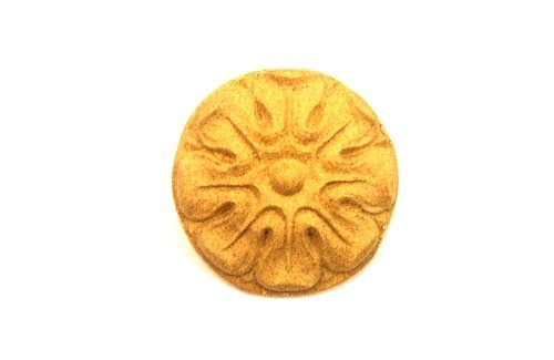 Fregio rosetta  pasta di legno   (art-45053.50-45053.60), DIMENSIONE: L