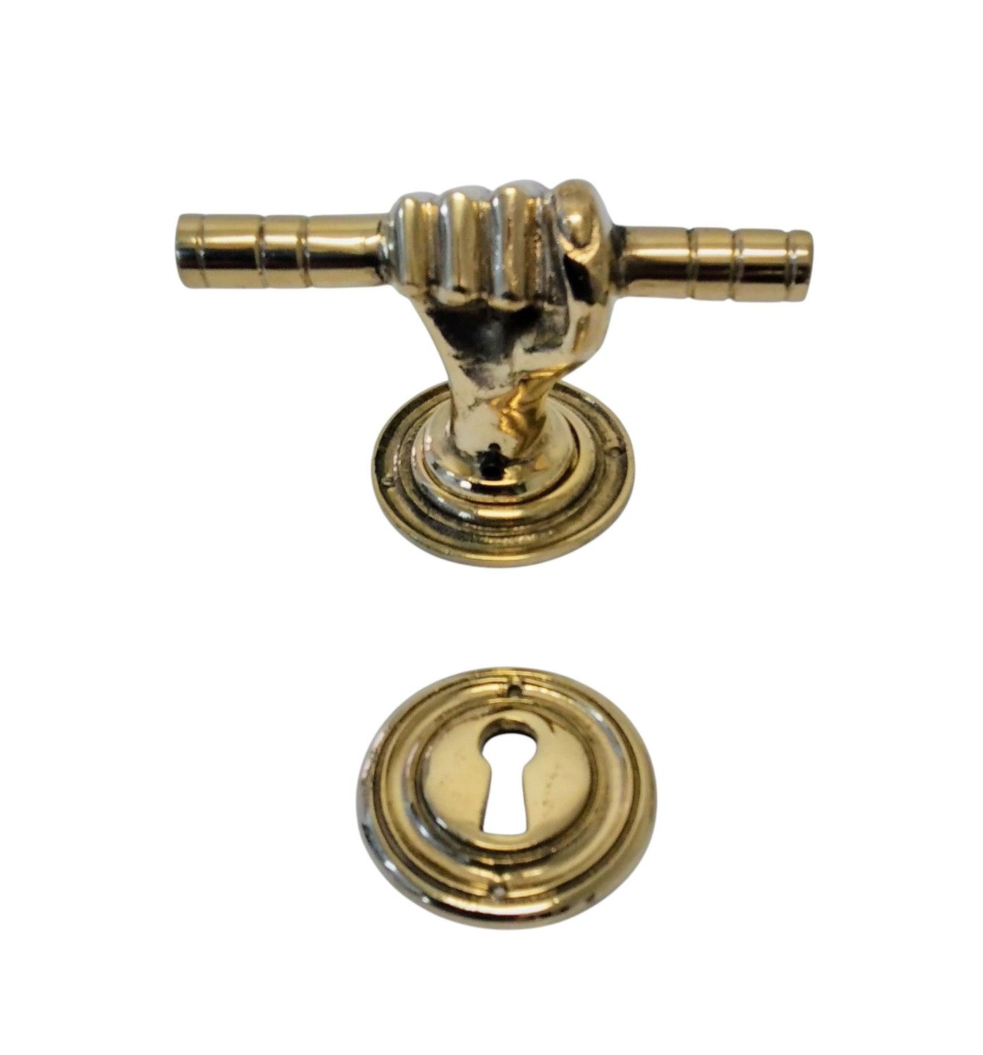 Maniglia  manina pugno grande da porta  (art-40/18)