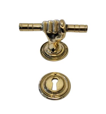 Maniglia  manina pugno grande da porta  (art-40/18)