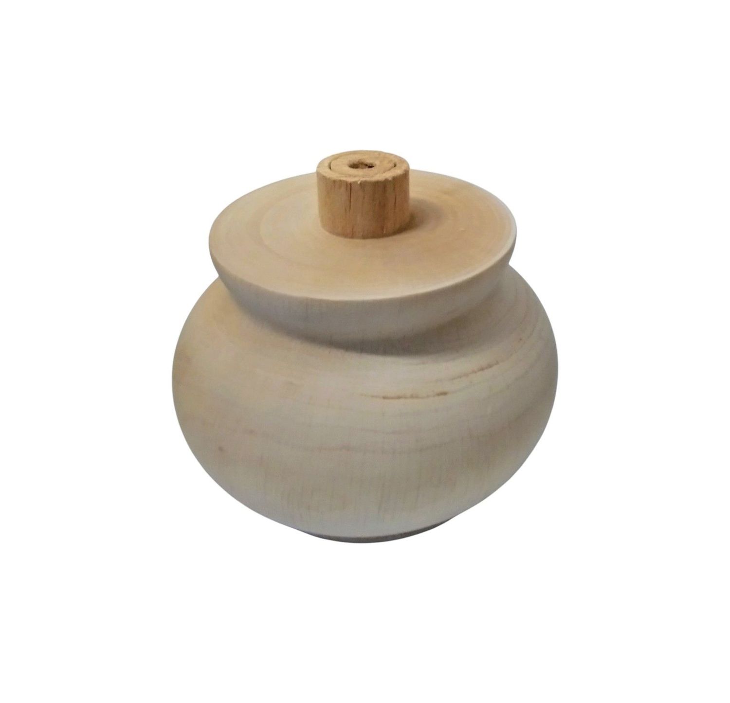 Piede a cipolla in legno ontano grezzo (art-53007 )