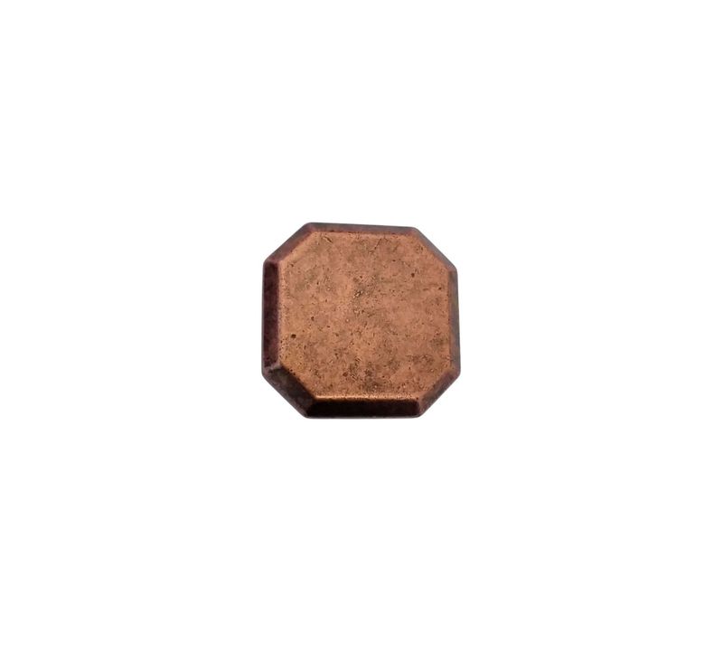 Pomo in metallo finitura rame diametro 32mm  (art-752P RAME)