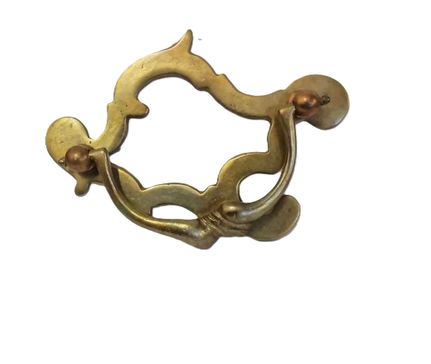 Maniglia Luigi XIV - mm 110x85 (art-P/62) Maniglia Luigi XIV - mm 110x85 (art-P/62), Verso: dx