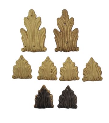 Fregio  foglie miste in Stock 8 pezzi   (art-100/899)
