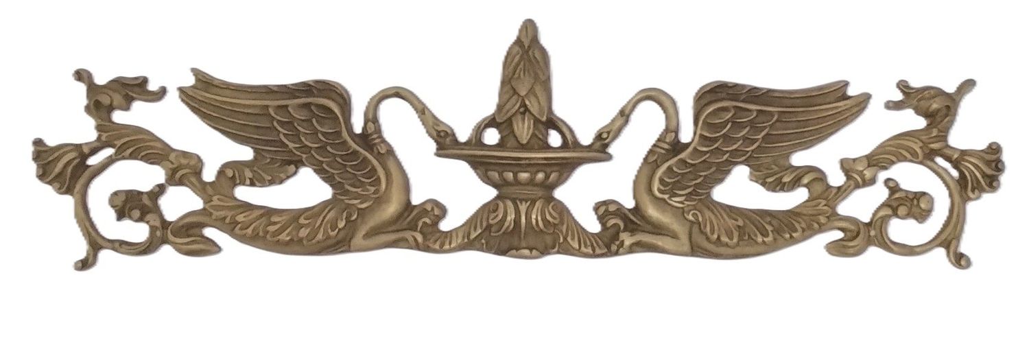 Fregio grande con cigni +fregio donne lira 76x275mm - 86x340mm (art-100/898) Fregio grande con cigni +fregio donne lira 76x275mm - 86x340mm (art-100/898)