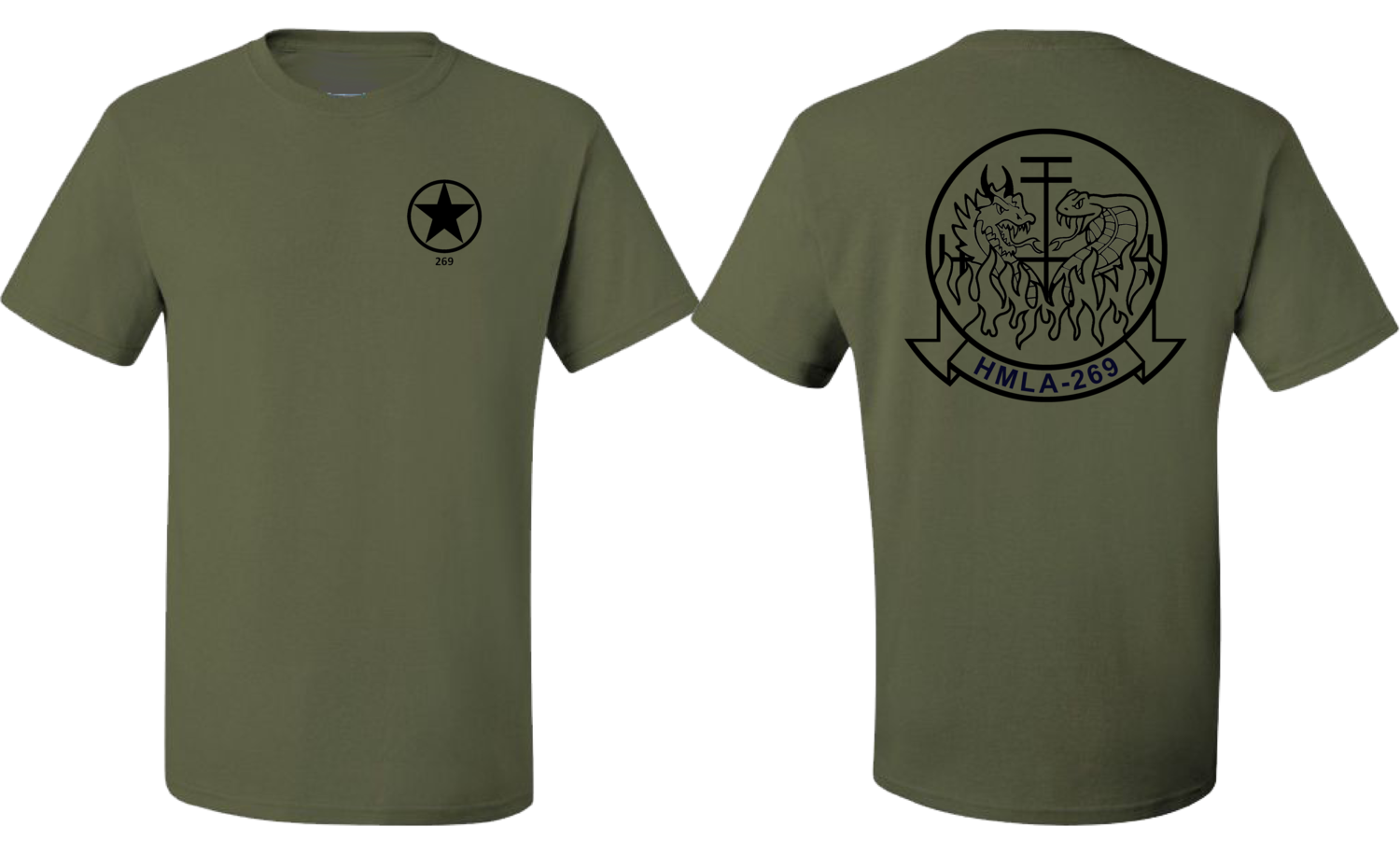 Green Squadron Logo T-Shirt (Now XL only)