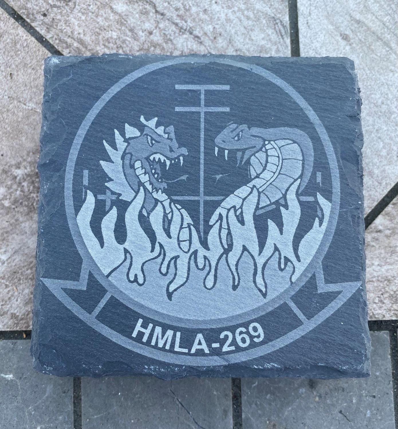 HMLA Slate Coasters - Laser Etched (Set of 4)