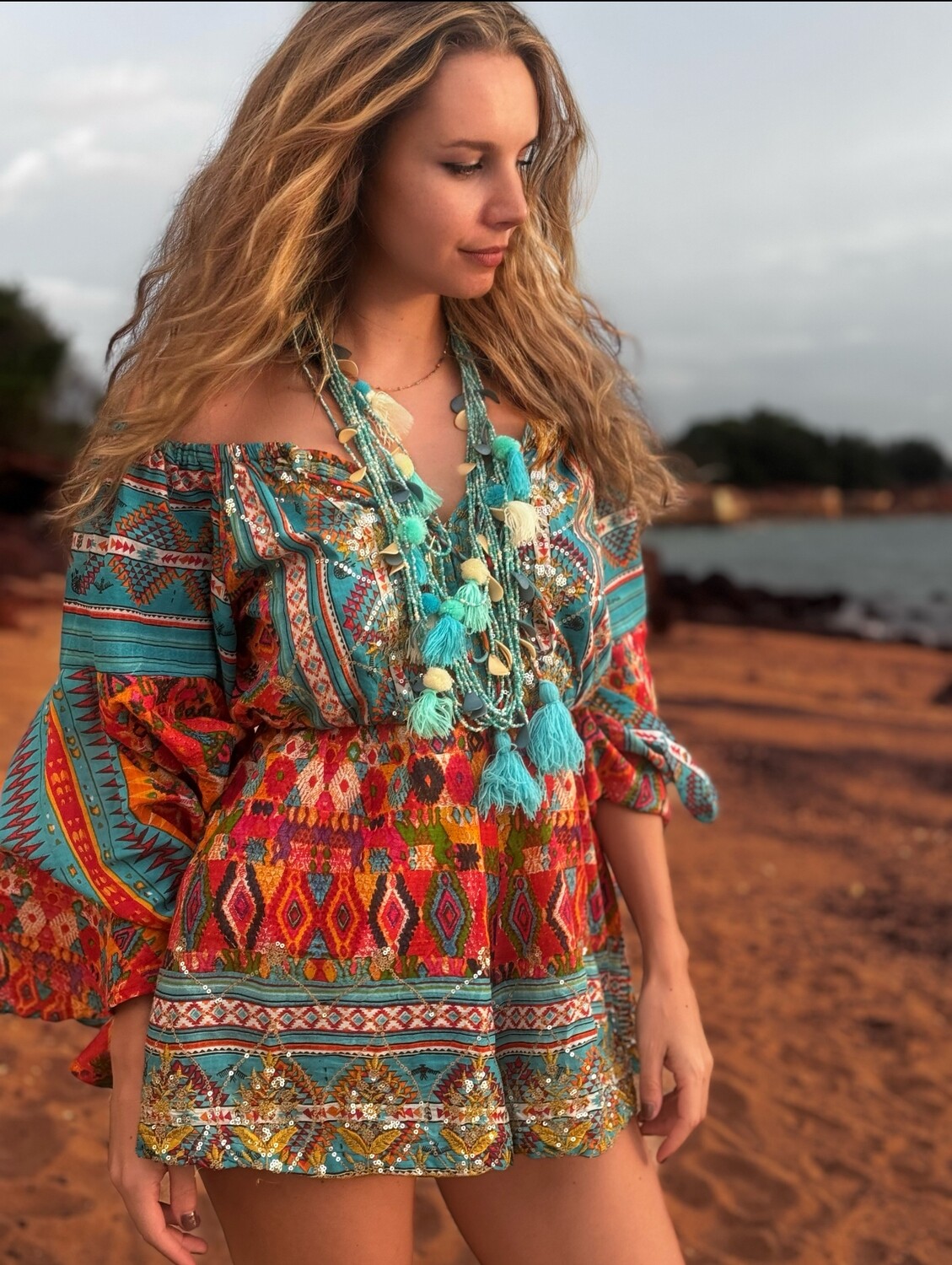 SUNSET BOHO JUMPSUIT