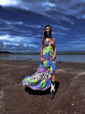 POSITANO LONG DRESS