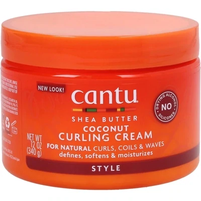 CANTU COCONUT SHEA BUTTER NATURAL HAIR CURLING CREAM 340g