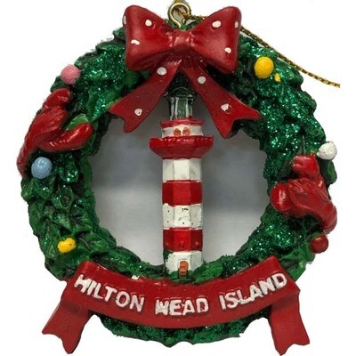 Hilton Head Wreath Ornament