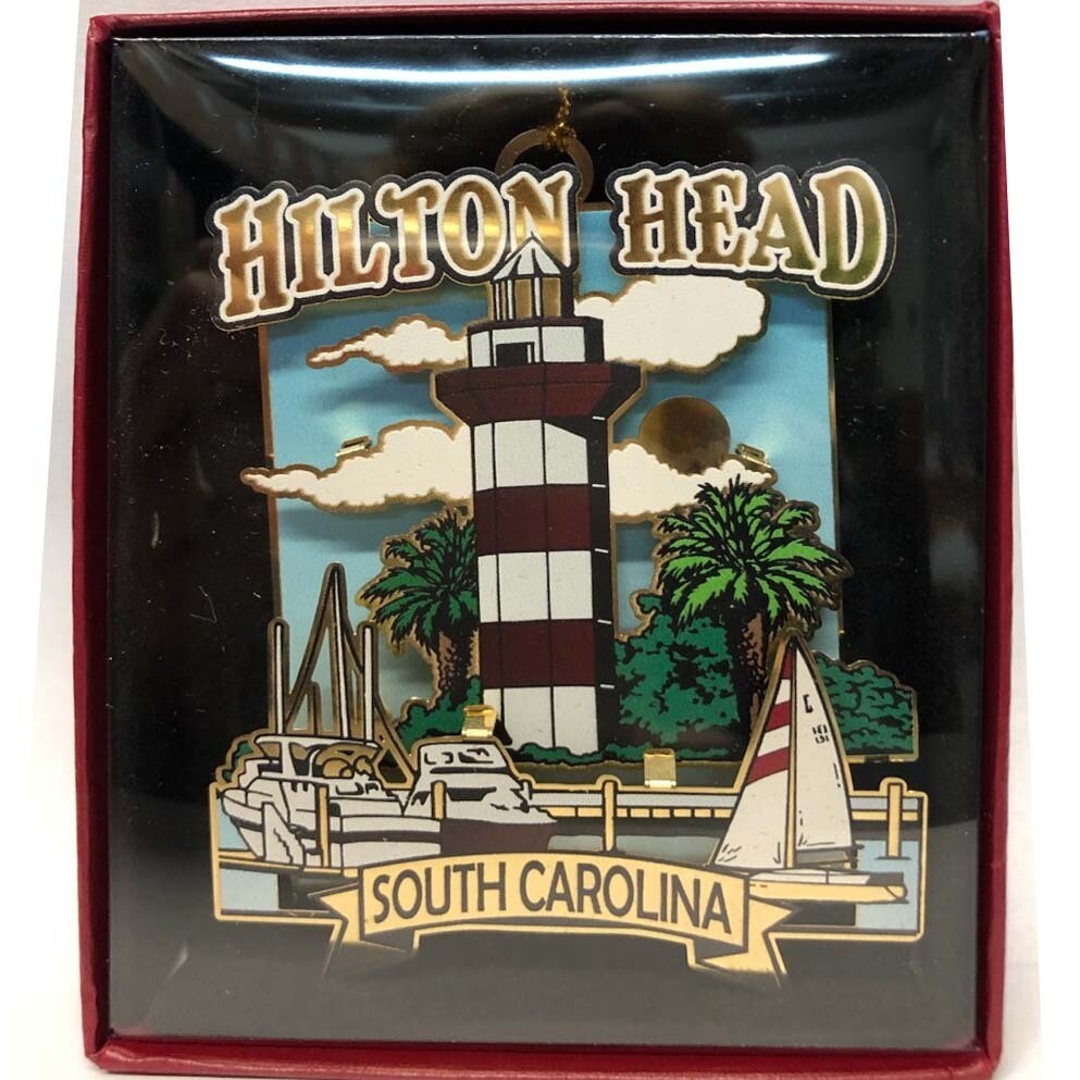 Hilton Head Island Brass Ornament