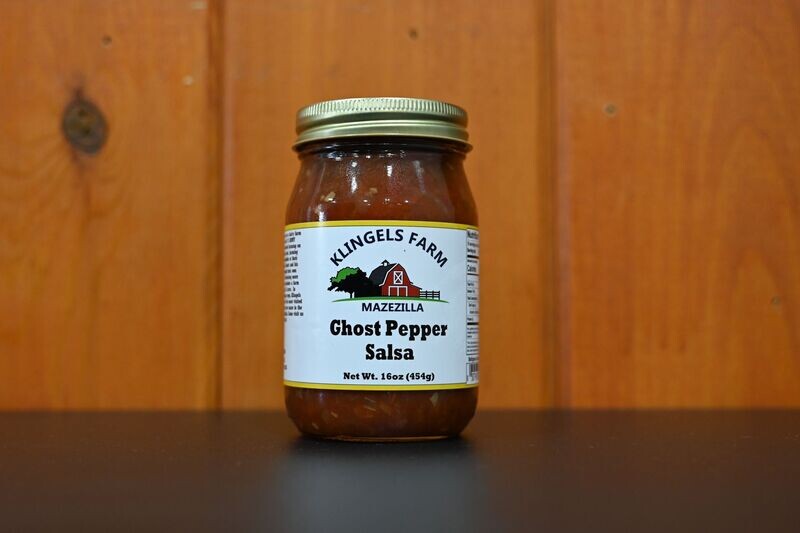 Ghost Pepper Salsa 16 oz