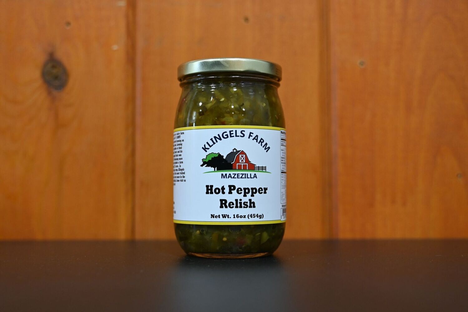 Green Hot Pepper Relish 16oz
