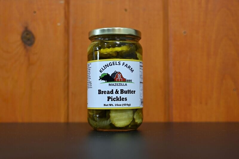 Bread & Butter Pickles 16oz