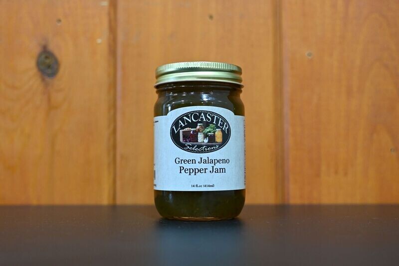 Green Jalapeno Pepper Jam 14floz