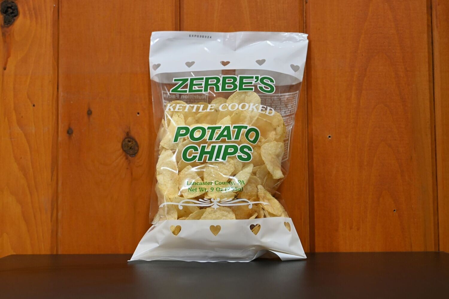 Zerbe's Kettle Cooked Chips Regular 9oz