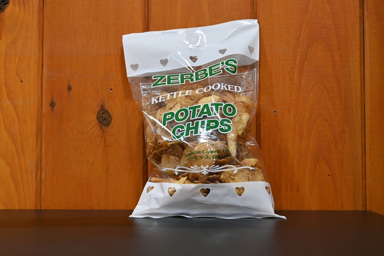 Zerbe's Kettle Cooked Chips Dark 9oz