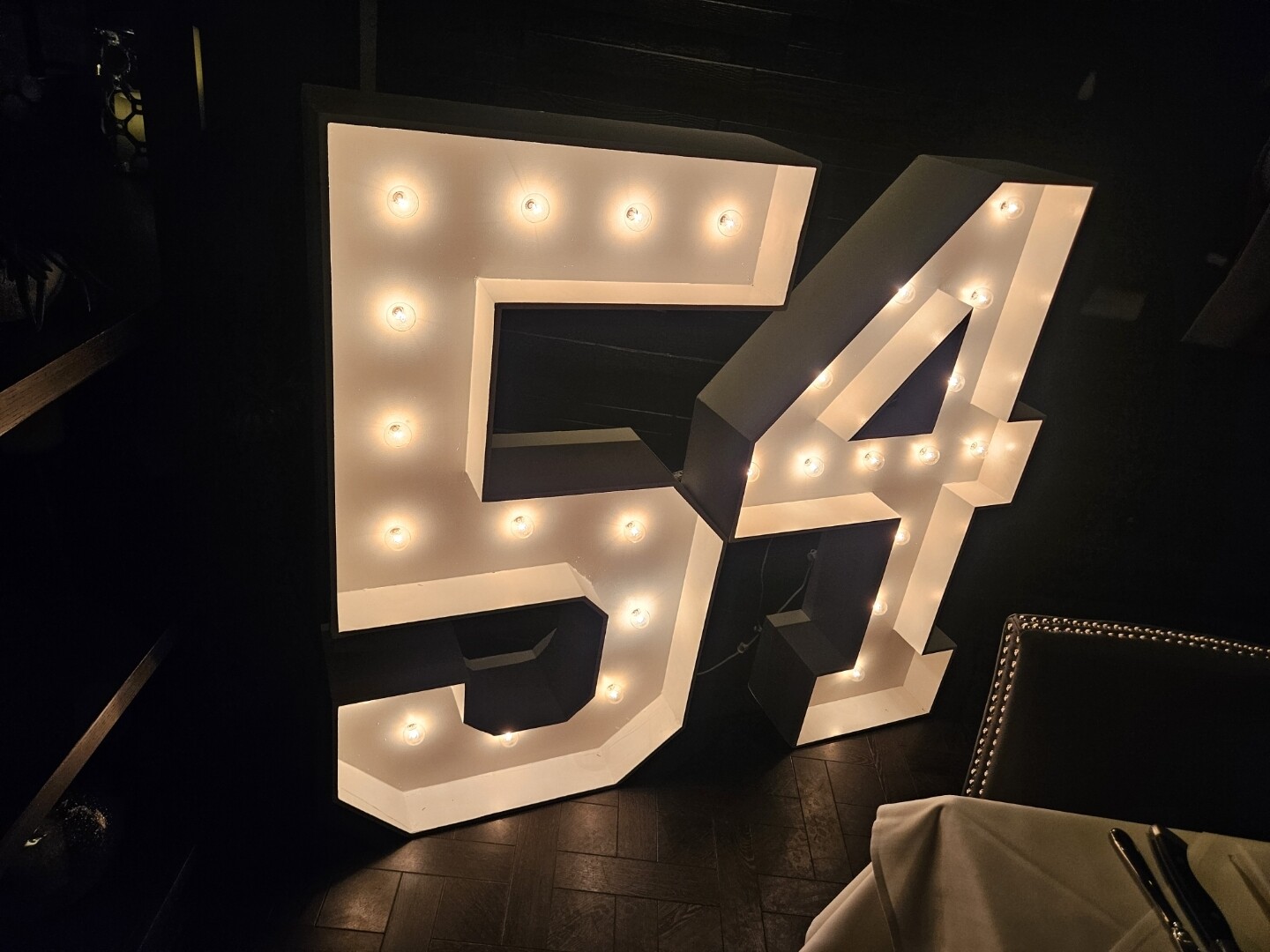 Large Lighted Marquee Numbers rental