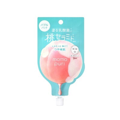 BCL Momopuri Peach Bubble Face Mask