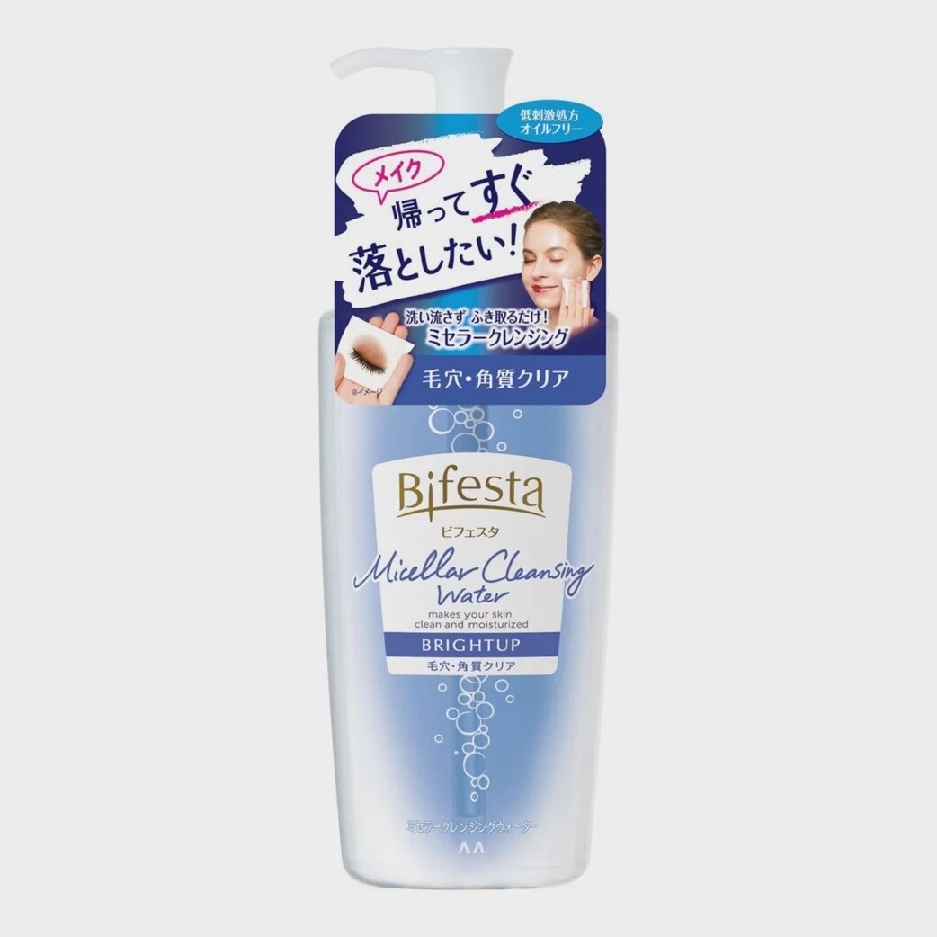Bifesta Micellar Cleansing Water Brightup 400ml - Blue