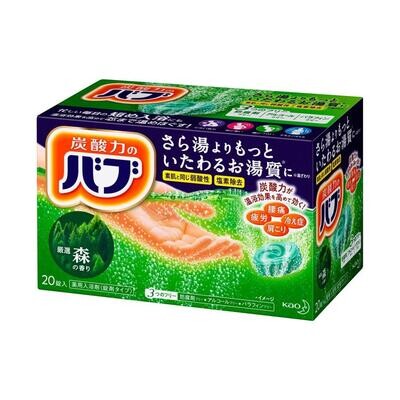 Kao-Bub Bath Salt Tablet Forest Scent(20 pcs)