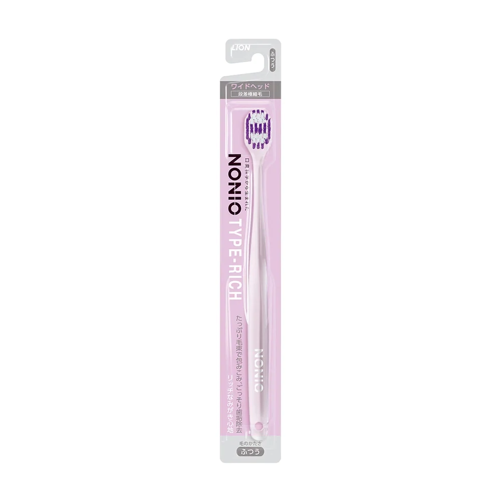 LION Nonio Soft Bristle Toothbrush Dense 1pc (*color can&#39;t be selected)