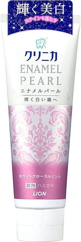 LION Clinica Enamel Pearl White Floral Mint Toothpaste