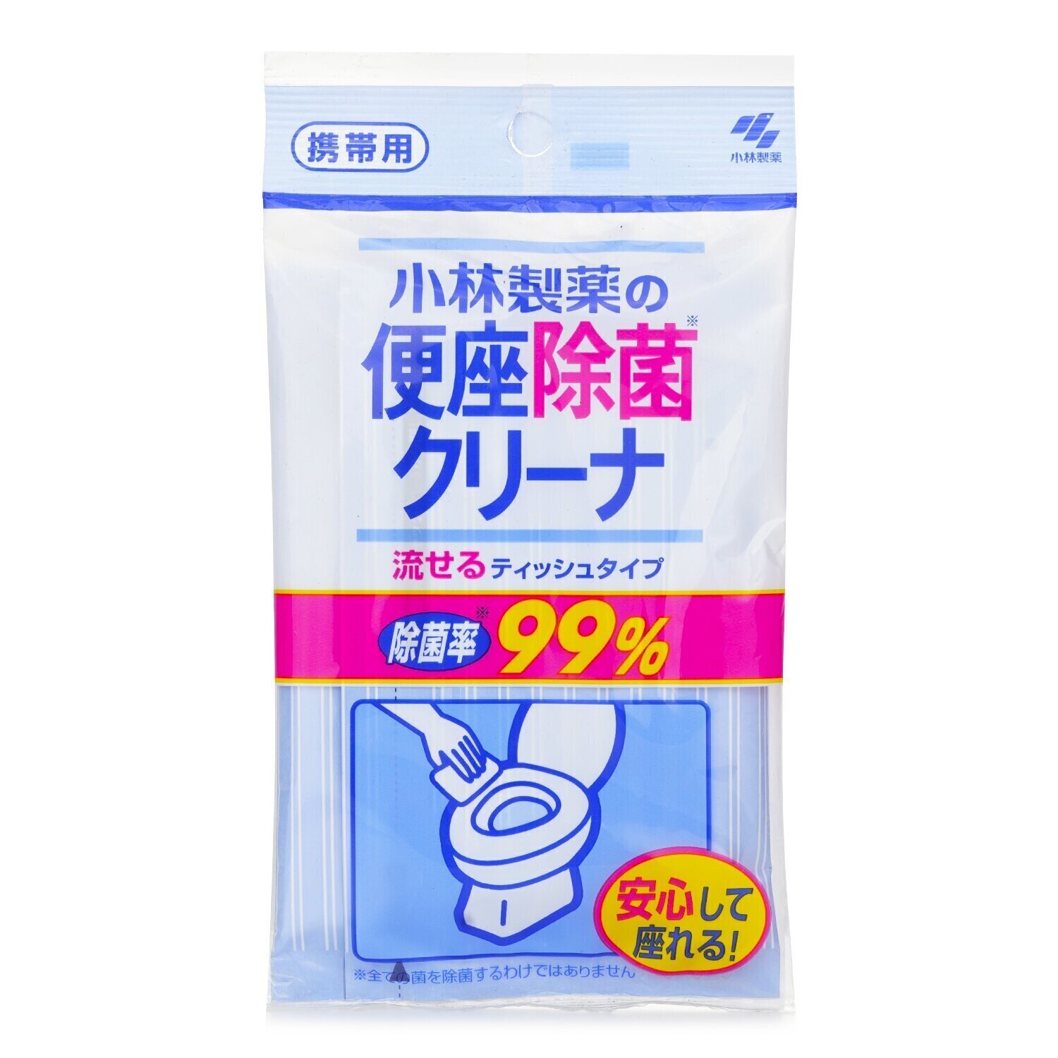 Kobayashi Pharmaceutical - Toilet Seat Disinfecting Cleaner, Tissue Type (10 packs)