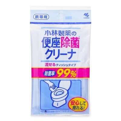 Kobayashi Pharmaceutical - Toilet Seat Disinfecting Cleaner, Tissue Type (10 packs)