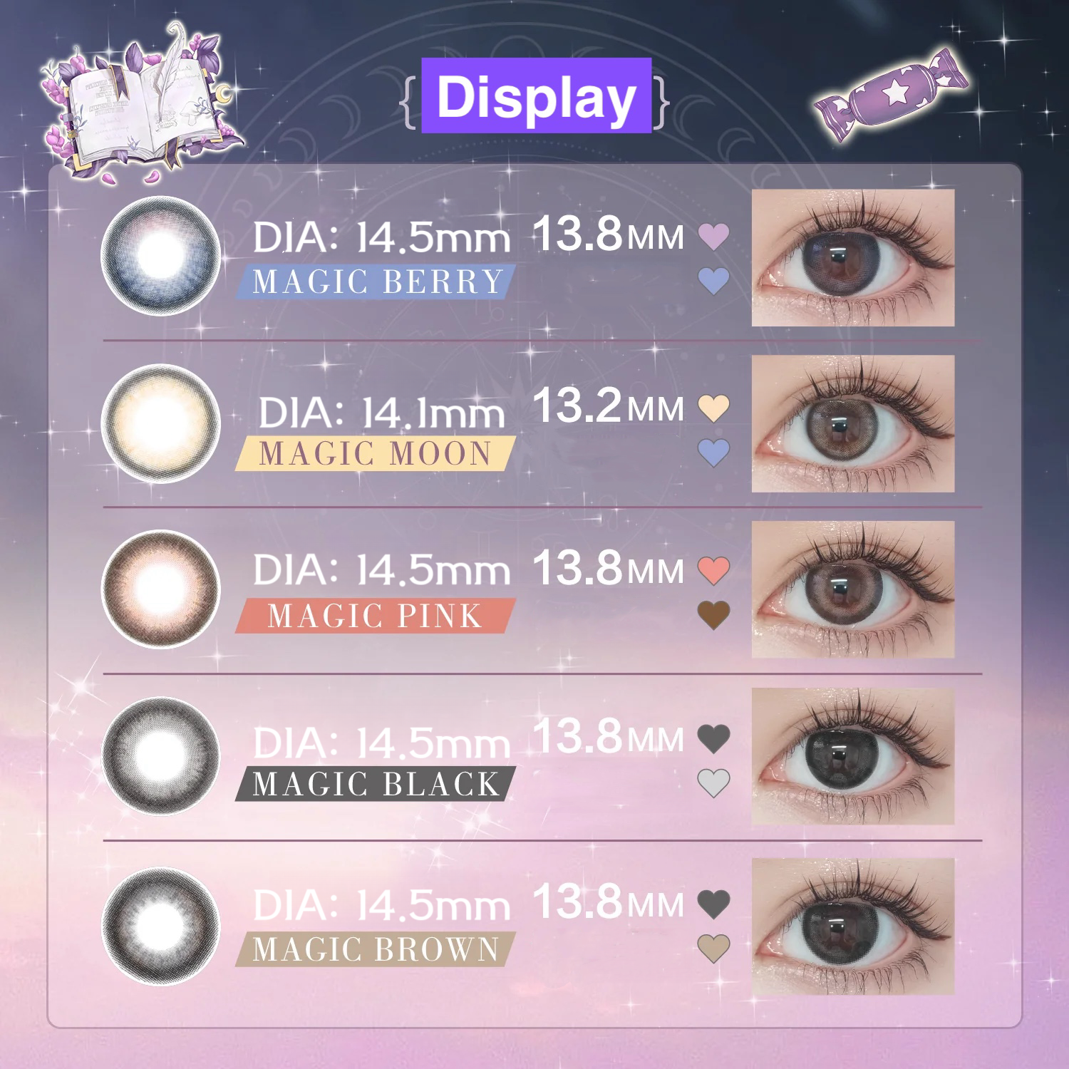 Fomomy Magic 1-Day Color Contact Lens