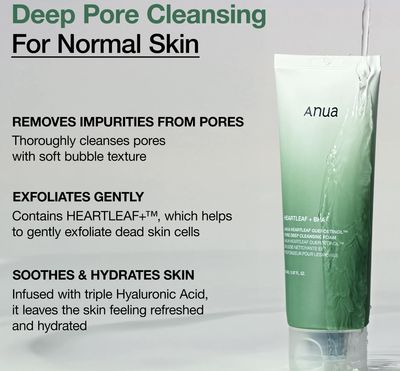 ANUA Heartleaf Pore Deep Cleansing Foam