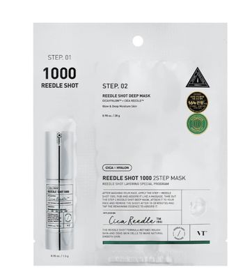 VT Reedle Shot 1000 2-Step Face Mask 1ea