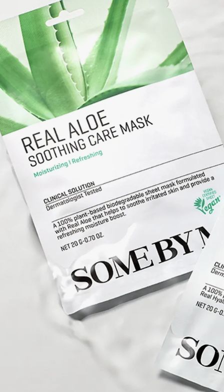 SOME BY MI Real Aloe Soothing Care Single Face Mask