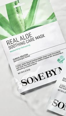 SOME BY MI Real Aloe Soothing Care Single Face Mask