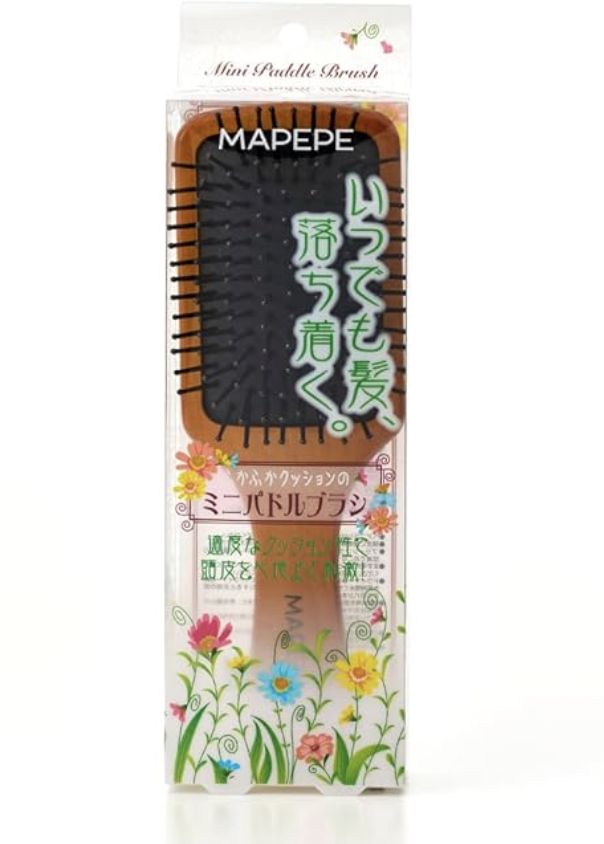 Mapepe Comb Mini Paddle With Fluffy Cushion