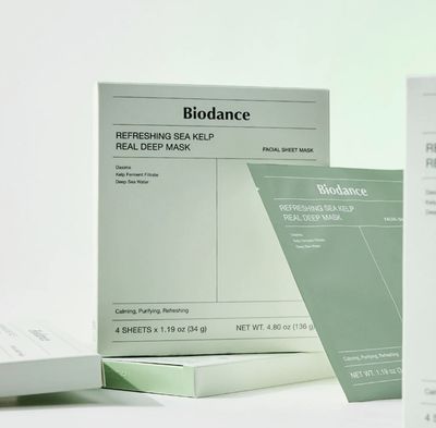 BIODANCE Refreshing Sea Kelp Real Deep Mask 4pcs