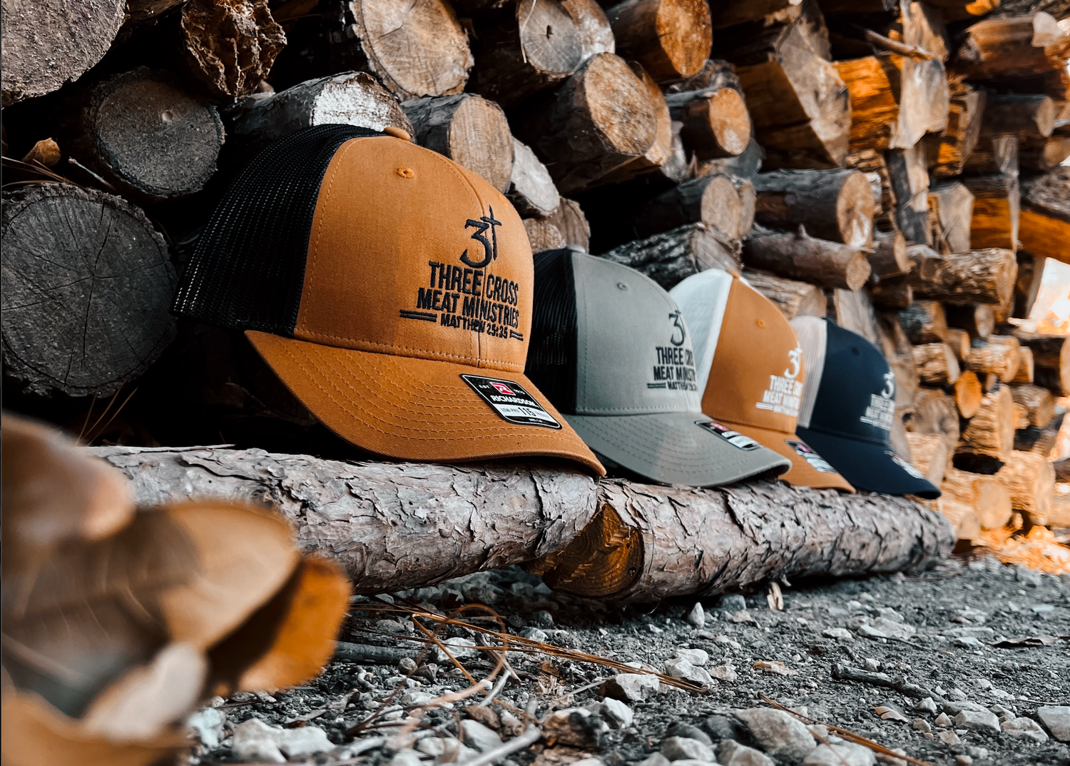 3Cross Trucker Hat - Richardson 115