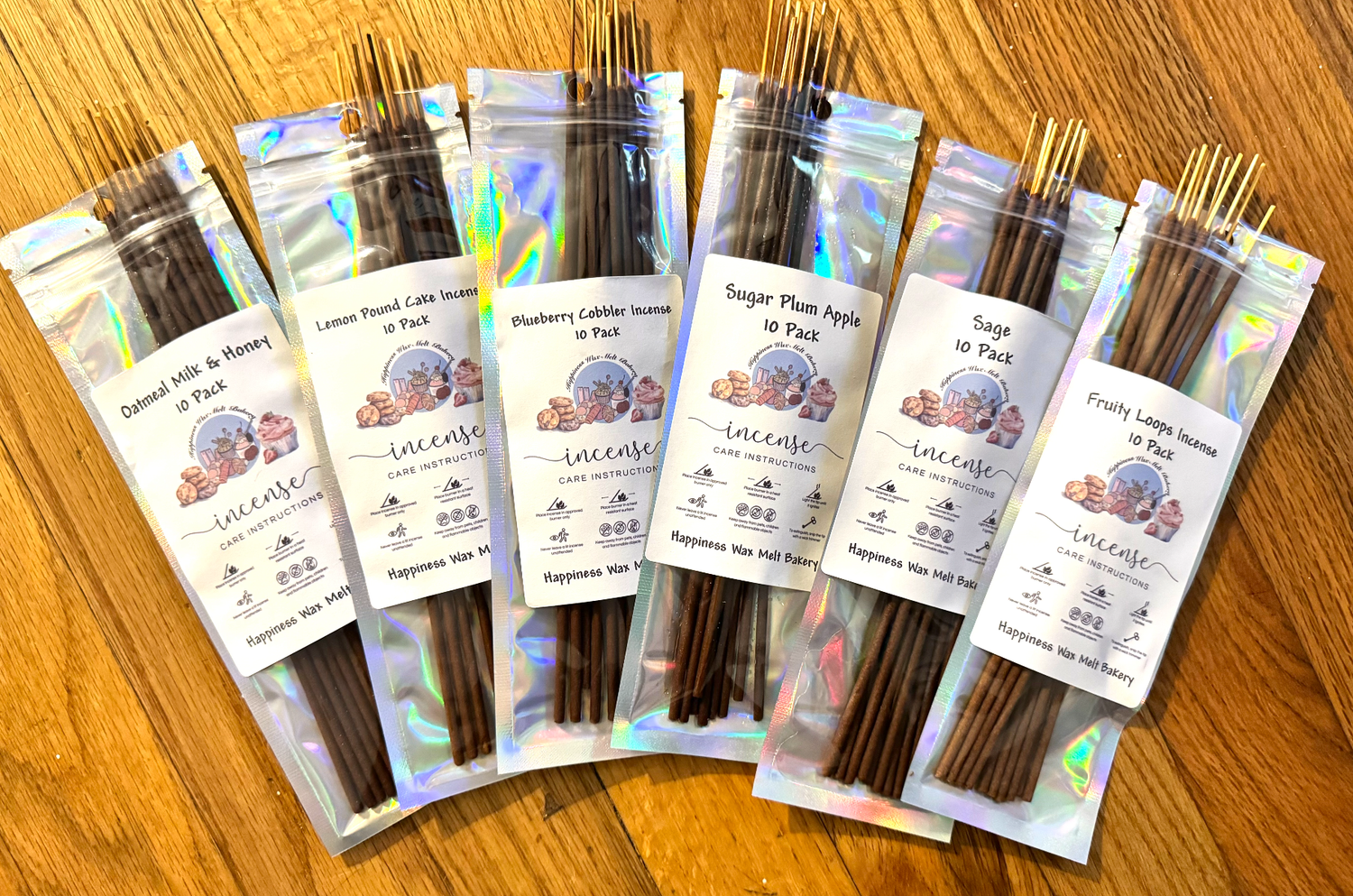 Bakery Incenses (15 in each pack)