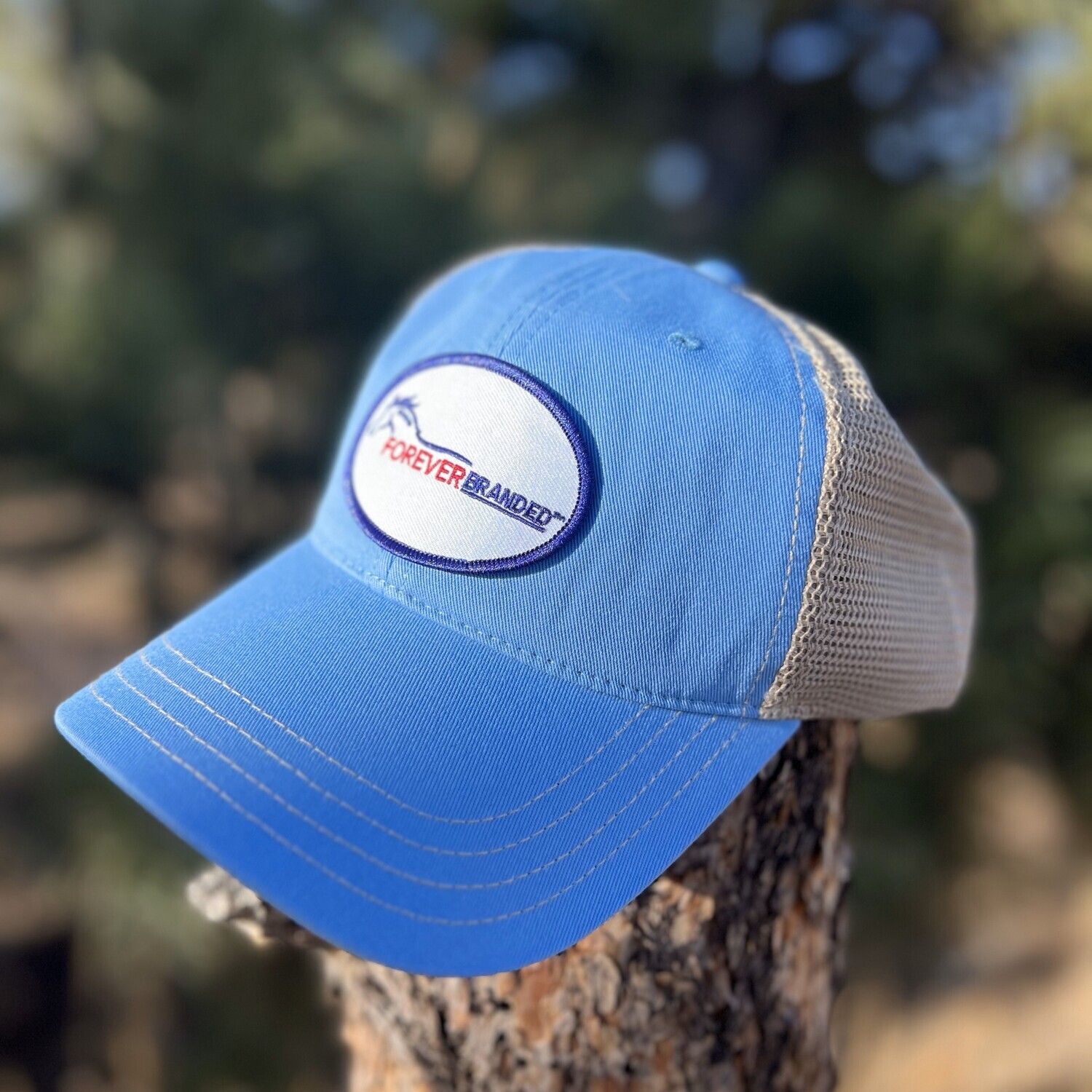 Unstructured Low-Profile Trucker Patch Hat
