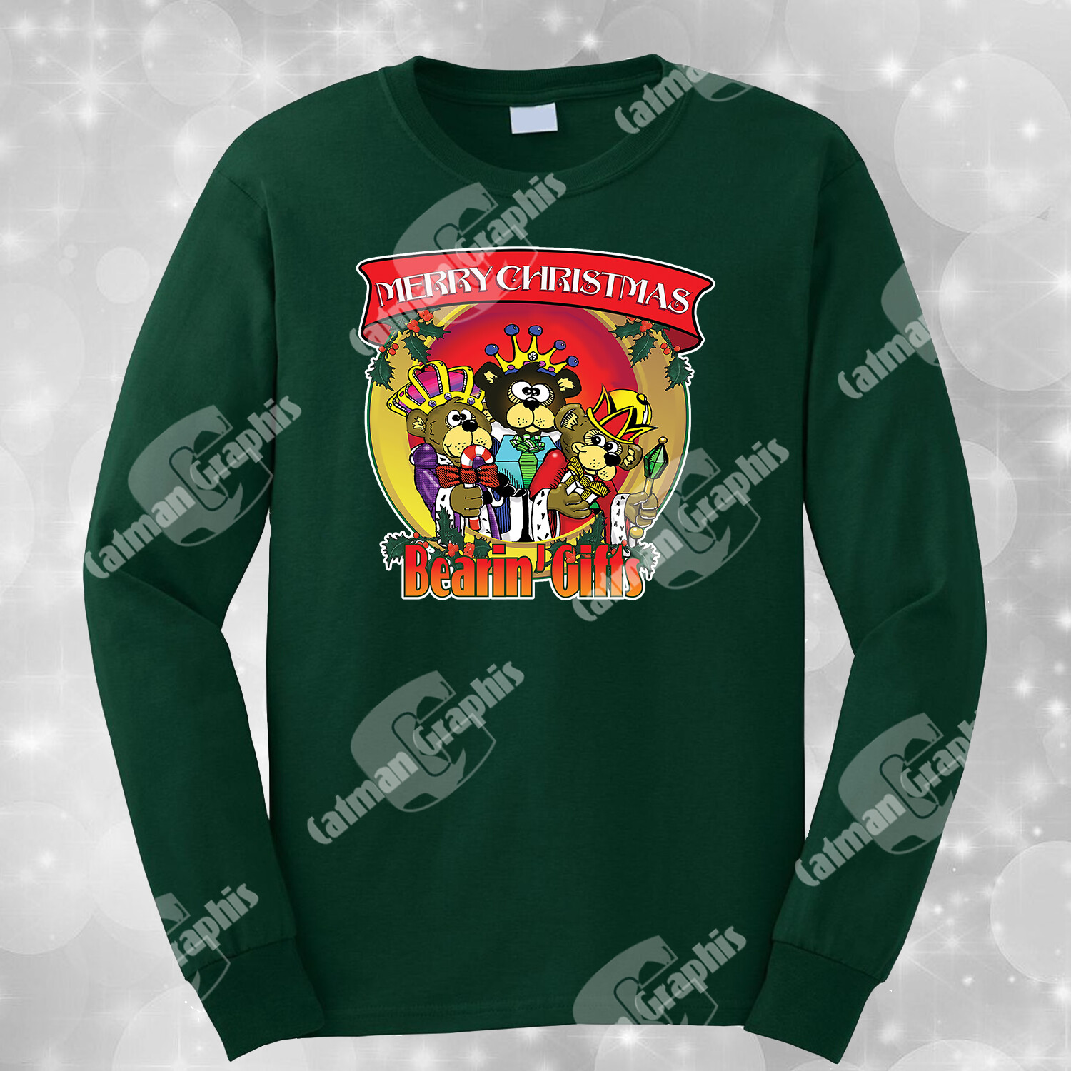 Unisex Bearin&#39; Gifts Christmas  Long Sleeve T Shirt