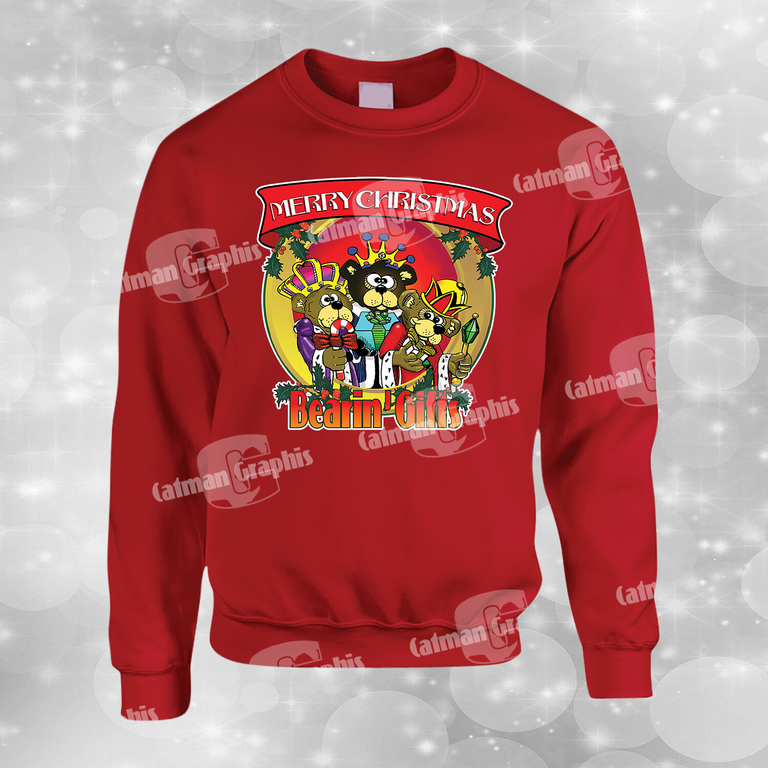 Unisex Bearin&#39; Gifts Christmas Sweatshirt