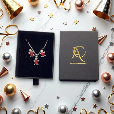 Charming turtle-shaped necklace and earrings set