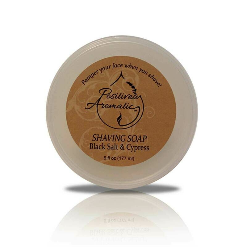 Men's Shave Soap - Black Salt and Cypress