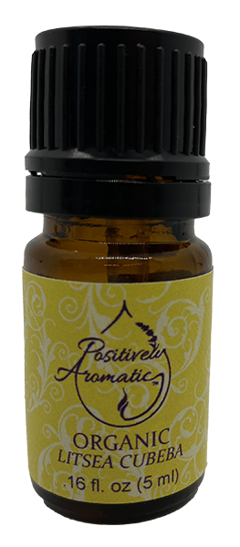 Litsea Cubeba Organic Essential Oil #1804003, Size: 5 ml