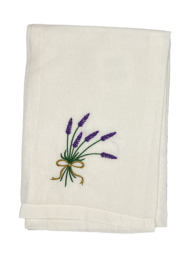 Embroidered Cotton Flour Sack Towel, Designs: Design 1